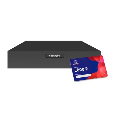 TRASSIR TR-Lite 1106 + Cloud 2000 Комплект видеонаблюдения TRASSIR TR-Lite 1106 + Cloud 2000 Комплект видеонаблюдения