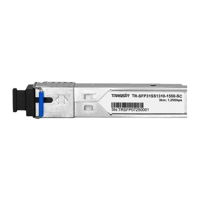 TRASSIR TR-SFP31SS1310-1550-SC Сетевое оборудование TRASSIR TR-SFP31SS1310-1550-SC Сетевое оборудование
