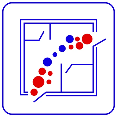 Мультикамерная карта движения людей TRASSIR Heat Map on Map
