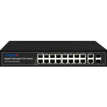 РоЕ-коммутатор TRASSIR  TR-NS24202S-300-16PoE