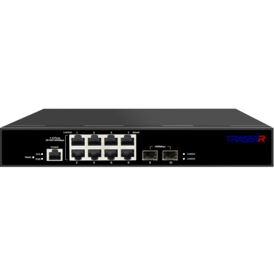 РоЕ-коммутатор TRASSIR TR-NS24102S-120-8PoE