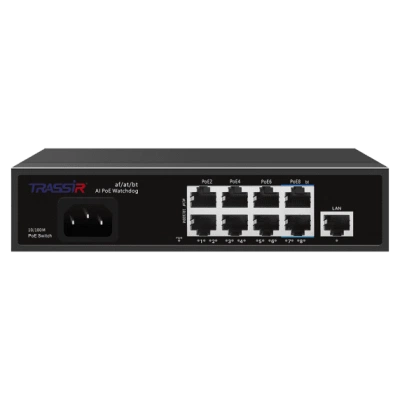 РоЕ-коммутатор TRASSIR TR-NS1109-120-8PoE РоЕ-коммутатор TRASSIR TR-NS1109-120-8PoE
