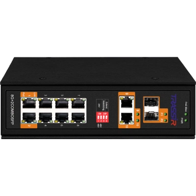РоЕ-коммутатор TRASSIR TR-NS15122S-300-8POE