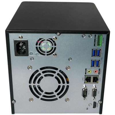 Компактный 24-канальный NVR под 4 HDD любого объема TRASSIR DuoStation AnyIP 24 Компактный 24-канальный NVR под 4 HDD любого объема TRASSIR DuoStation AnyIP 24